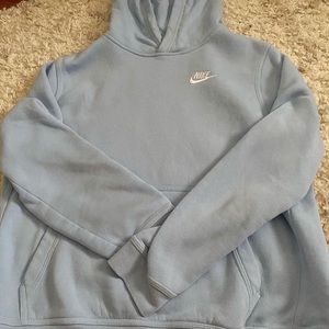 Light blue Nike hoodie